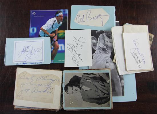 A 1940 / 50s sporting autograph album,